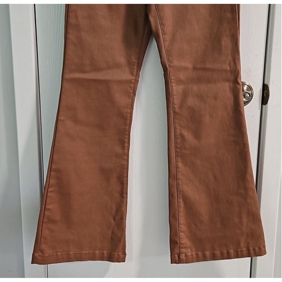 Sofia Jeans Women's Melisa Flare High Rise Coated Pants, 33.5" Inseam Sz 10 - Picture 15 of 16